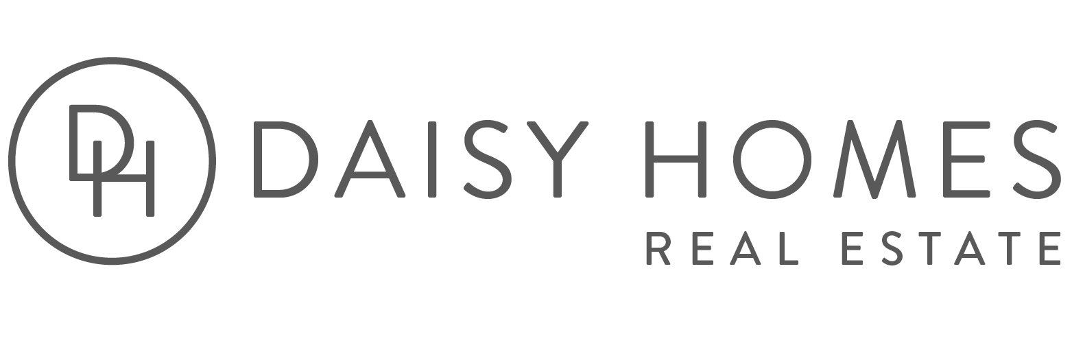 Daisy Homes Full Logo Left Aligned RGB Grey Trans Back
